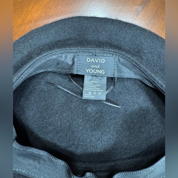 Black Wool 100%  Cap Berets Hats Classic Unisex Adjustable - Picture 9 of 13